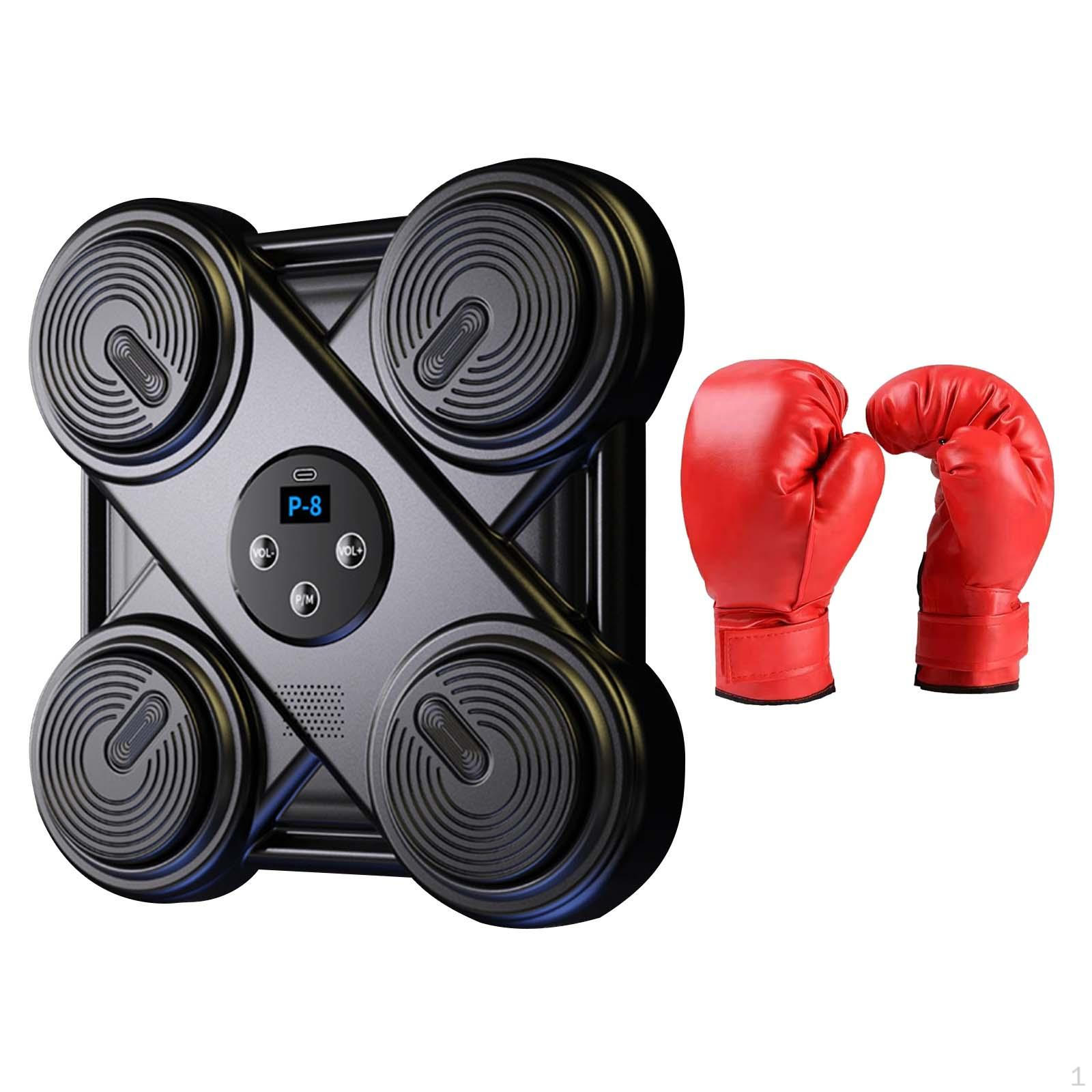 

Оборудование для боксерских машин USB-принадлежности с перчатками Тренировочный коврик Музыкальный тренажер для чёрный