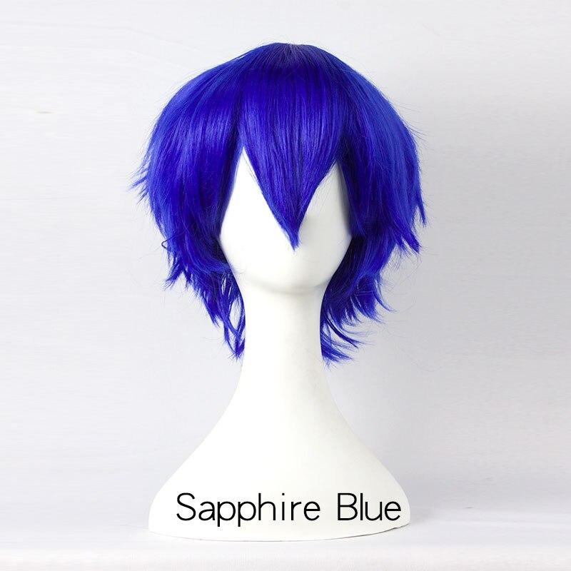 LUPU Damen Herren Cosplay Kurze Perücke Cartoon Anime Falsches Haarteil Synthetische Faserhaar