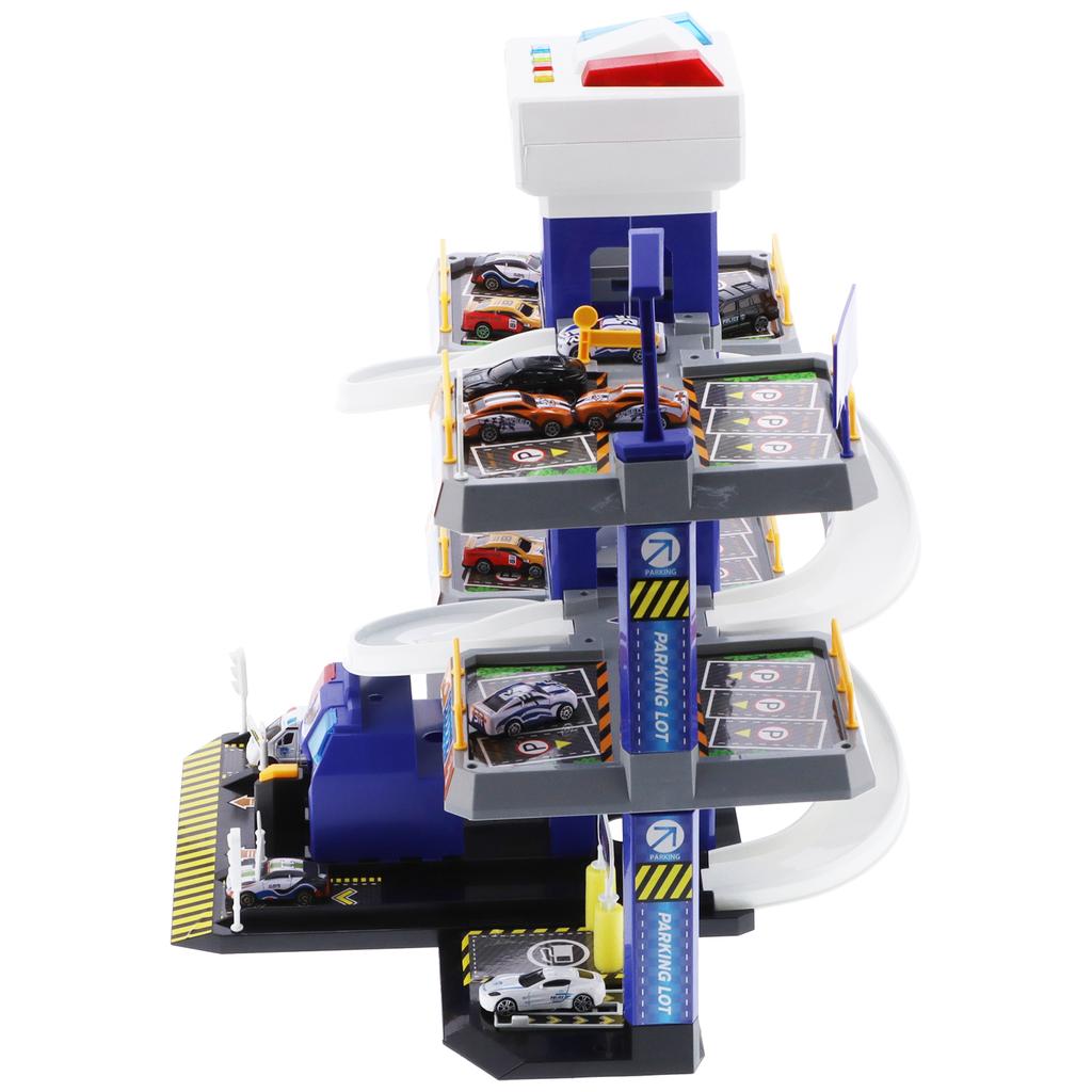 DIY Assembly Car Garage Parking Lot Toys Boys Children Toddler Tracks Car Toy Accessory Set