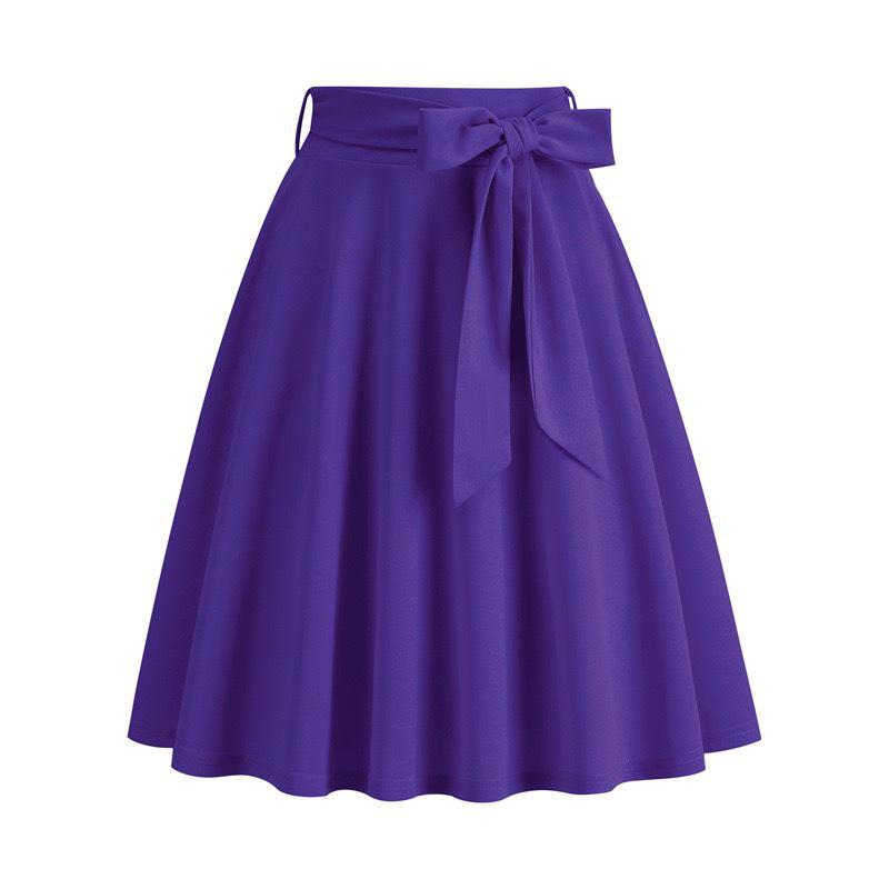 European & American Barbie Pink Plaid High-Waisted Midi Skirt - Cute, Sweet, Large-Swing A-Line.