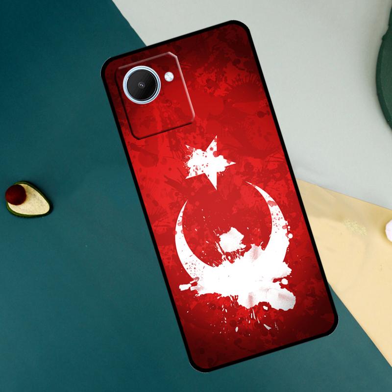 

Республика Турция Реалистичный Флаг Для Realme C67 C53 C55 C75 C71 C61 C33 C63 C51 C65 11 12 13 14 15 Pro Plus GT6 GT7 Pro Чехол Realme C31