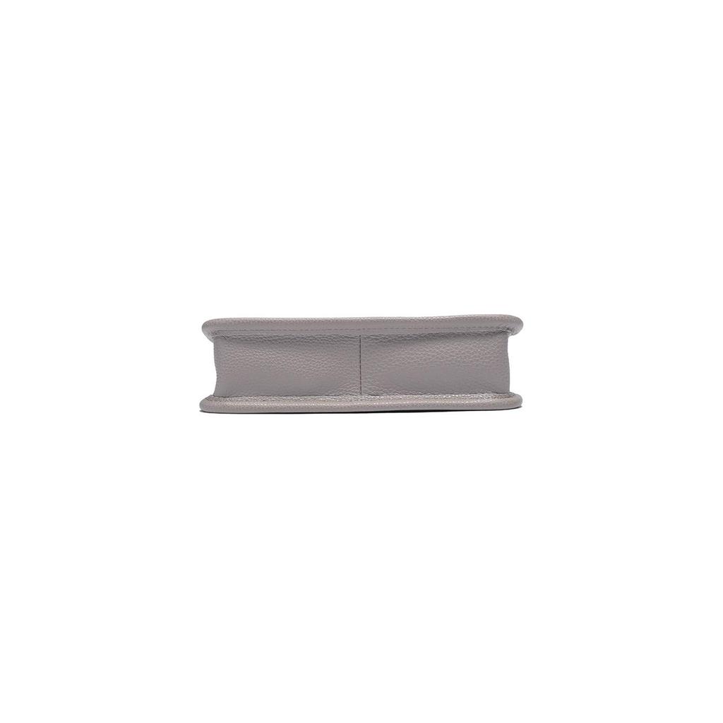 Longchamp Le Foulonné 20 Leather Zipper Shoulder Crossbody Bag Small Women Bags Dove-Gray 10138021P55
