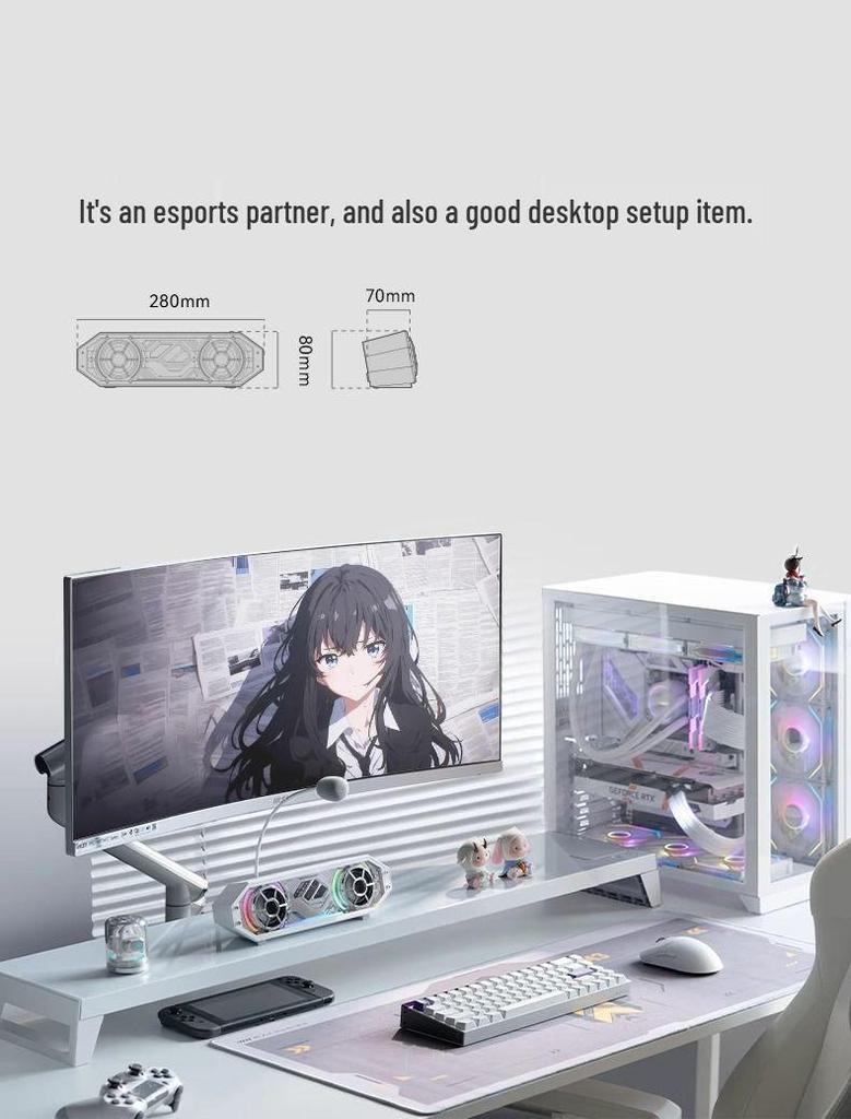 HECATE Edifier G2500BAR Desktop Gaming Bluetooth Speaker with Integrated Microphone