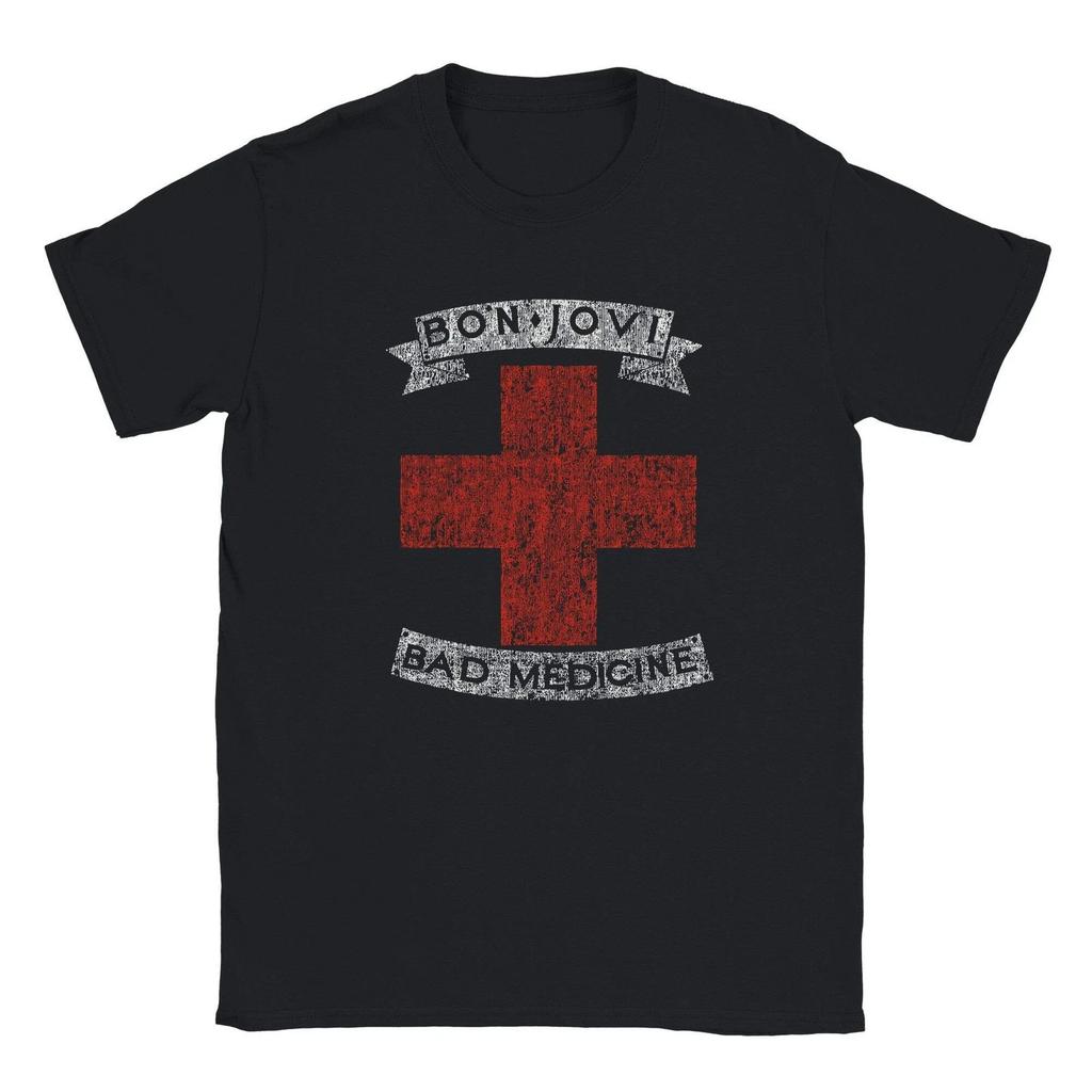 Bon Jovi Bad Medicine T-Shirt | Vintage Band Tee | 80s Rock Concert Shirt | Unis