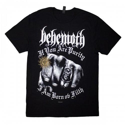 Behemoth Unisex Erwachsene The Shit Ov God Purity Fist Rückenaufdruck T-Shirt