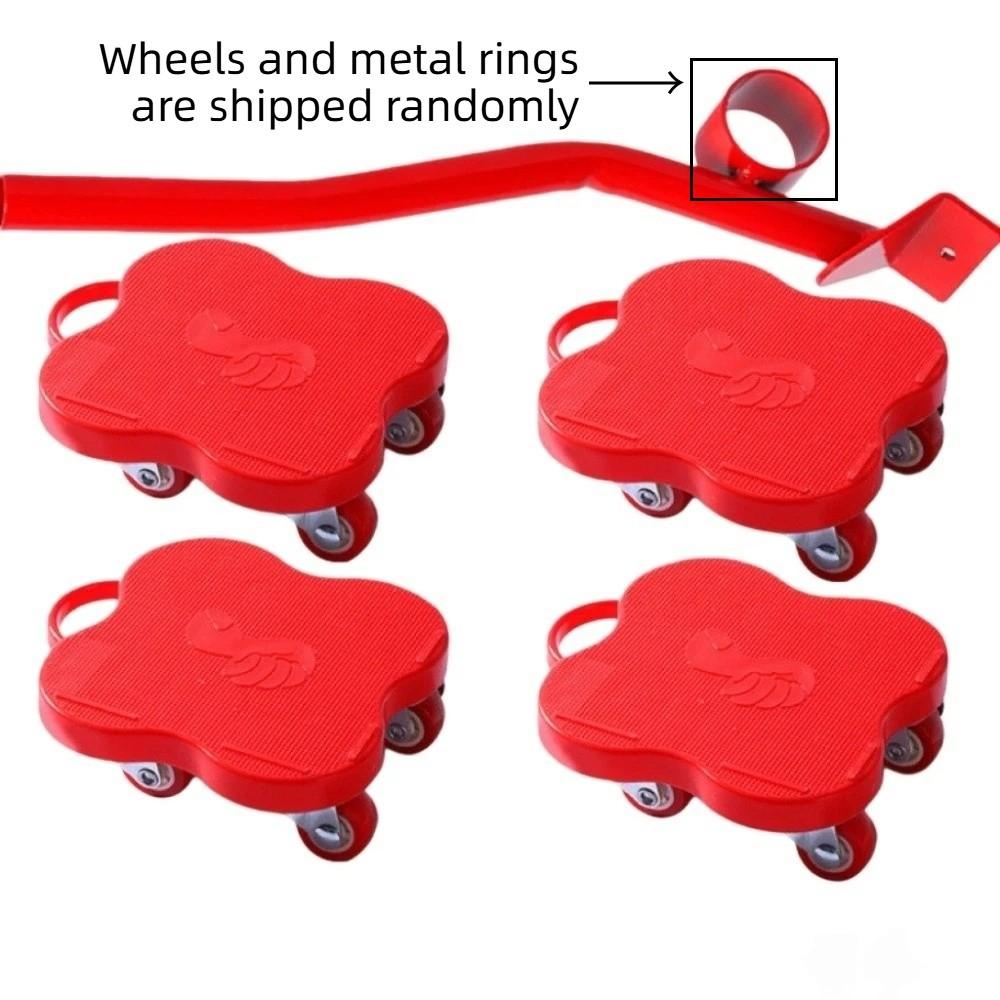 

Thickening Furniture Move Roller Labor-Saving Furniture Transport Tool Heavy Lifting червоний