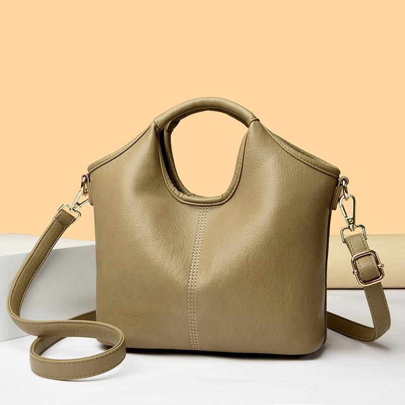 Bag 2025 New Versatile Retro Portable Large-capacity Tote Bag High-end Sense Commuter Niche One-shoulder Crossbody Bag