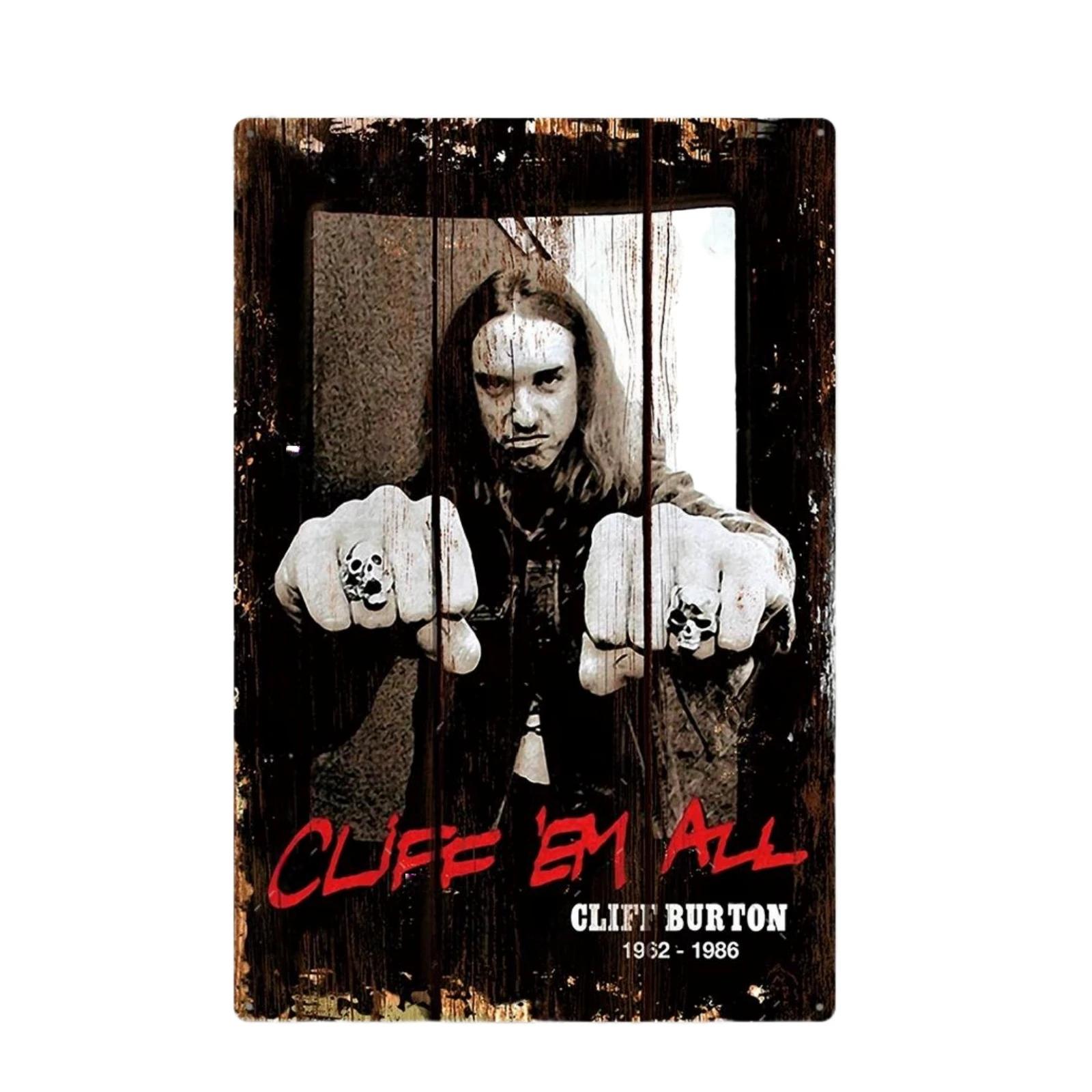 

Винтажная рок-группа металлический знак металлический постер табличка металлическая настенная пластина мастерская бар паб гараж клуб ретро домашний декор стены 20x30cm