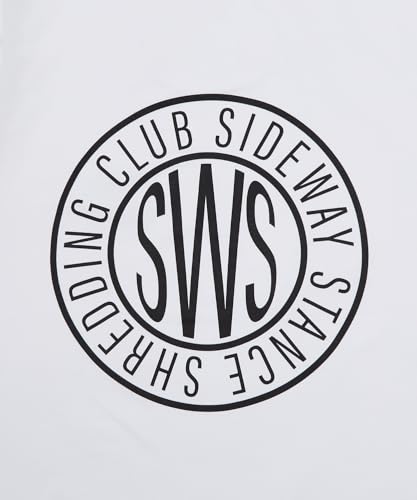 IMPROMES Lässiges SIDEWAYSTANCE Kreislogo Langarm-T-Shirt, Herren, Schwarz