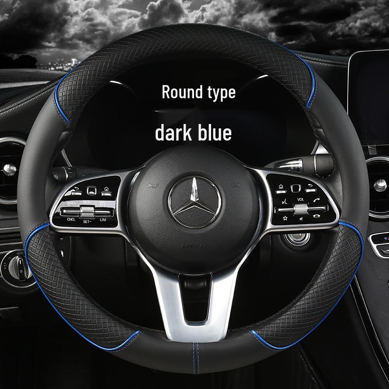 Custom All-Season Steering Wheel Cover for Volkswagen Sagitar/Lavida/Magotan and Ford Focus/Mondeo