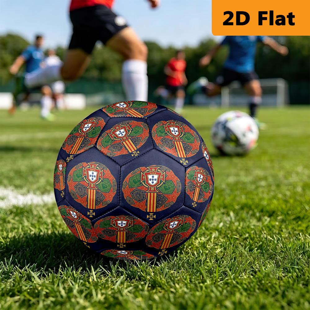 Royal Emblem Design Soccer Ball Suitable for Both Training and Competition Outdoor Sports No. 5 Football Wear-resistant and Slip-resistant