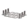 6Pcs Lightweight for Titanium Alloy Bolts Spacers Mountain Bike Pedal Cleats Bolts&Spacer for LOOK KEO Road Bike Accesso