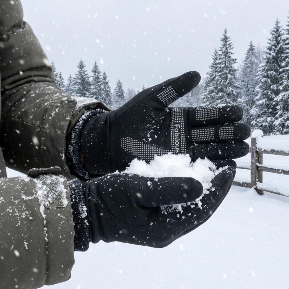 Full Finger Thermal Cycling Gloves Waterproof Ski Gloves Winter Touchscreen Gloves Daily