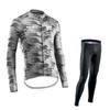 2026 Autumn Breathable  , Long-sleeved Cycling Suit, Strap Suit, Men's and Women's Autumn and Winter Breathable Road Cycling Quick-drying Cycling Suit