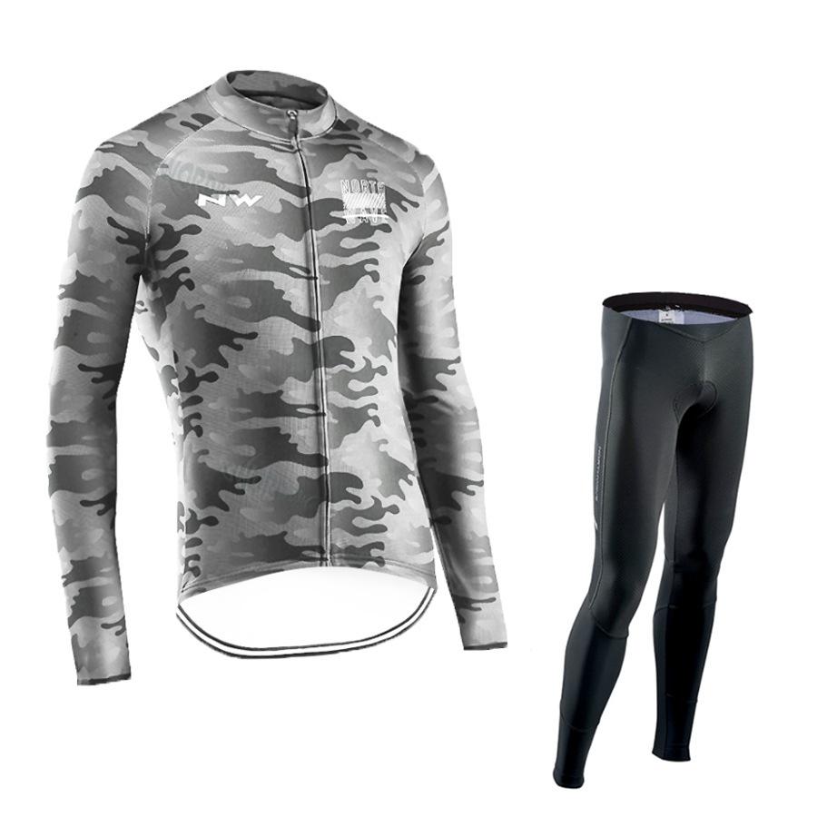 2026 Autumn Breathable  , Long-sleeved Cycling Suit, Strap Suit, Men's and Women's Autumn and Winter Breathable Road Cycling Quick-drying Cycling Suit