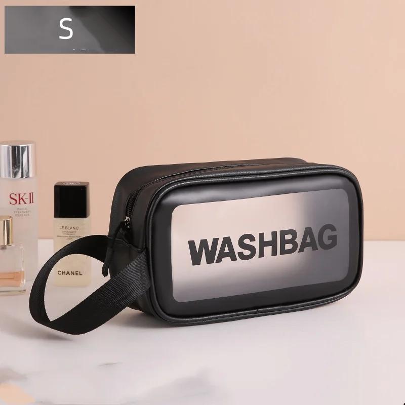Transparent Cosmetic Bag Large Capacity Waterproof PVC Makeup Bag for Travel, Dust-Proof Portable Storage Organizer,Storage Bag