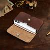 Black Angel Italian Leather Waist Pack for 6.9-inch Phones