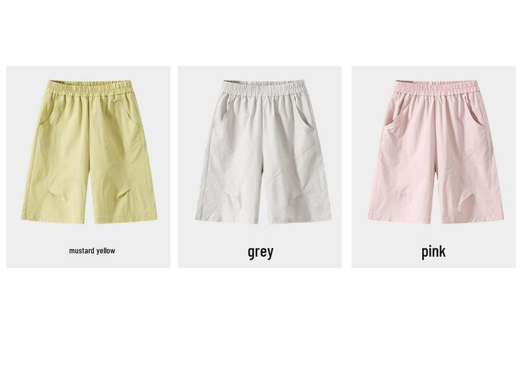 2026 High-Density Breathable Casual Patchwork Shorts for Men, Women, and Kids