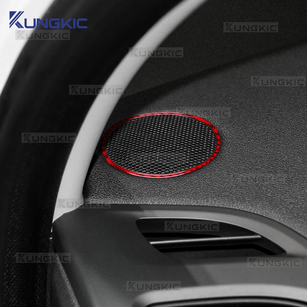 Real Soft Carbon Fiber Sticker For Renault Fluence Megane 3 RS 2009 2010 2011 2012 2013 2014 2015 Car Instrument Audio Ring Trim