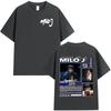 Rapper Milo J 166 Album Merch T Shirt Unisex Unisex Clothing Fashion Hip Hop TShirts Cotton Casual Short Sleeve TShirts Streetwear
