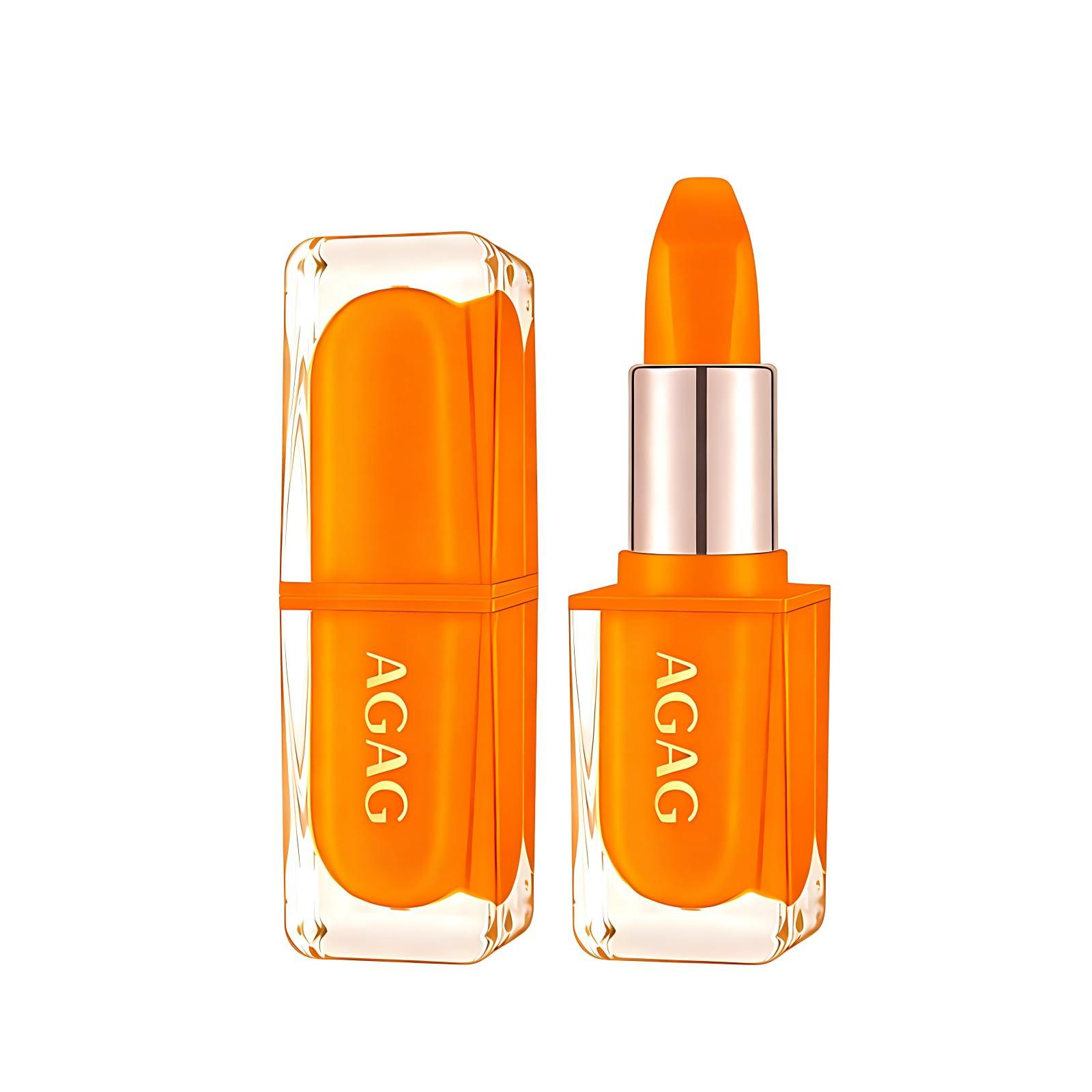 

Lipstick with warming sensation, color-changing jelly tint, moisturizing, glossy finish, long-lasting, quick makeup, daily use, milk tint, gift,