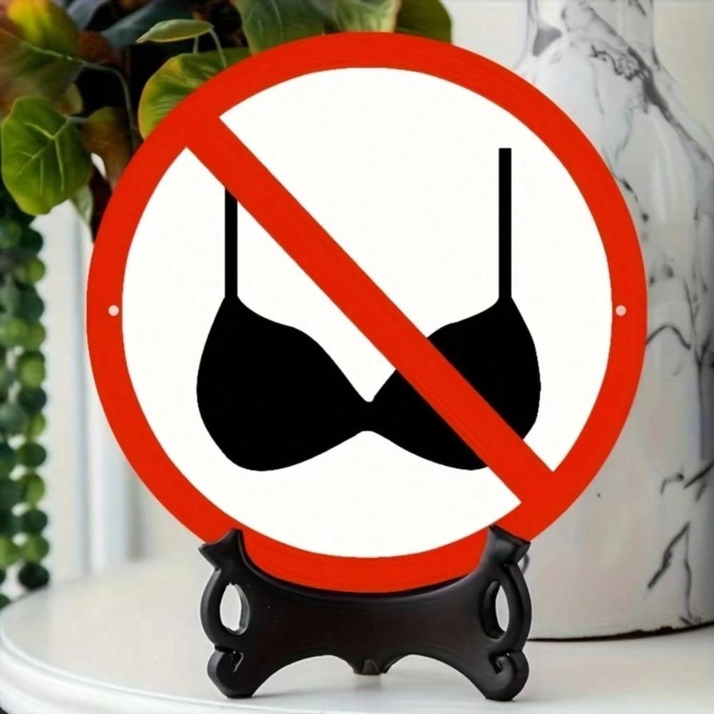 Metal Wall Art Waterproof Red Border Black Silhouette Home Decor Gift