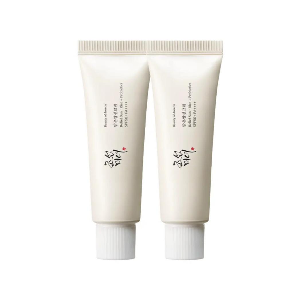

Beauty of Joseon Relief Sun: Rice + Probiotics Sunscreen 50ml – 2-Pack Set