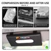 For Abarth Car Tissue Box Leather Sunshade Plate Tissue Box Storage Decoration Accessories FR FIAT 500 Doblo Tipo Panda Ducato