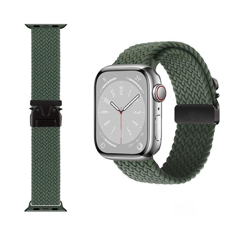 Parachute Straps Nylon Braided bracelet Band for Apple Watch 46mm 42mm 45mm 49mm 44mm 41mm iWatch Series 11 10 SE 3 Ultra 3 9 8