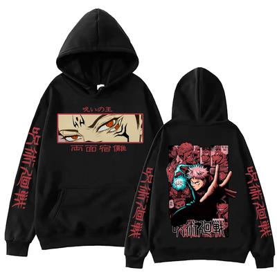 Jujutsu Kaisen Itadori Hoodie Man Woman Harajuku Long Sleeve Pullover Tops Sweatshirt Gift