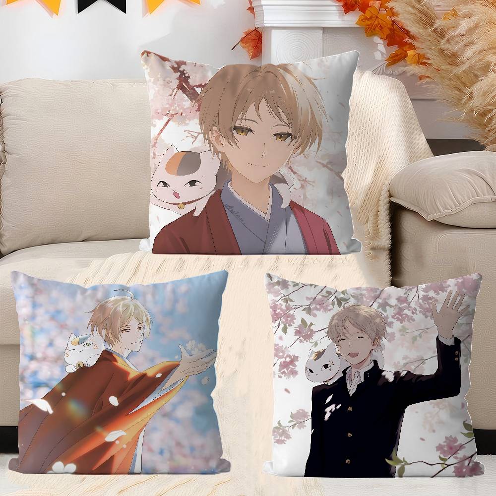 Natsume Takashi Anime Örngott Soffkuddfodral Heminredning Barn Present