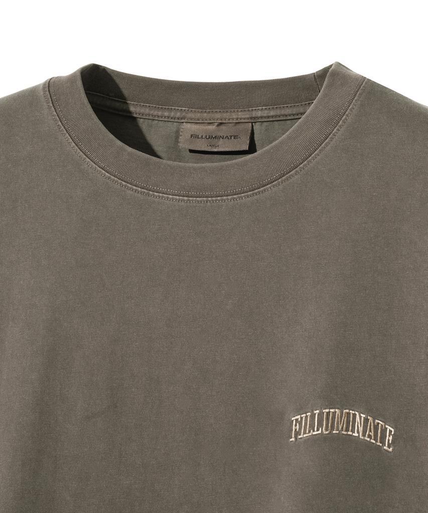 FILLUMINATE Flm Small Logo Pigment T-Shirt - Brown