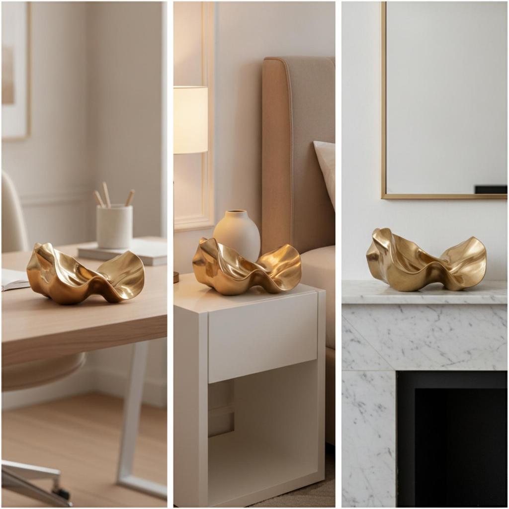 Resin Sculpture Modern Decor Minimalist for Office