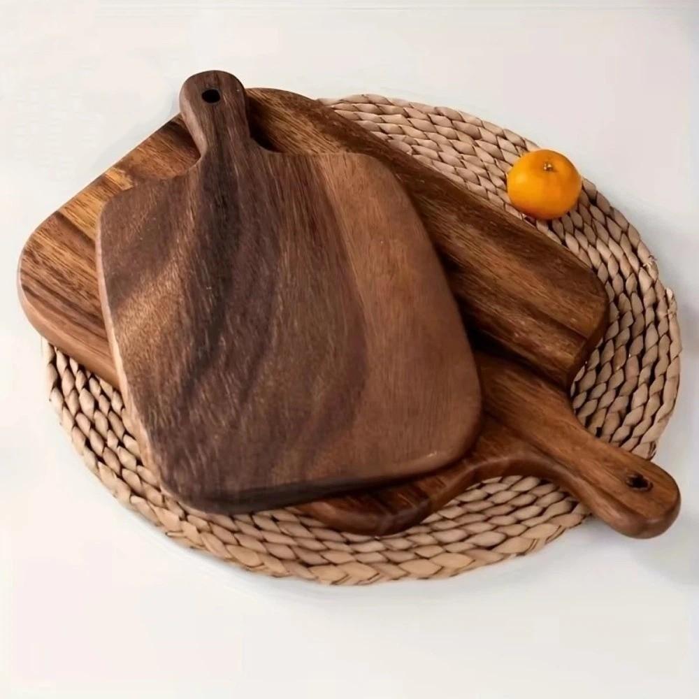 Food-Safe Cutting Board with Handle Bread Board New Fruit Board  For Fish Cheese Bread Desserts