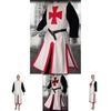 Stylish Medieval Templar Knight Crusader Surcoat Outfit Cosplay Costume