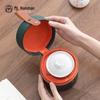 Nanshan Sir Ice Jade Porcelain Portable Travel Tea Set