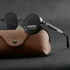 Round Sunglasses Man Gothic Steampunk Sun Glasses for Women Brand Designer Vintage Fashion Metal Shades Eyewear