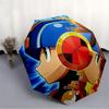 1PC Mega Man PixelArt RetroGaming Automatic Folding Umbrella - Compact 8-Rib Design, Durable Plastic & Iron, Daily Use F010648