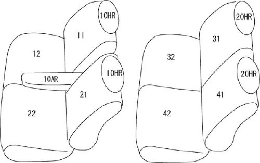 Clazzio Seat Cover Move NEW BROS Clazzio Black ED-0658 [39EDG0658K]