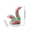 Ceramic Swan Statue Table Decoration Glazed Home Decor for Office Desk Entry