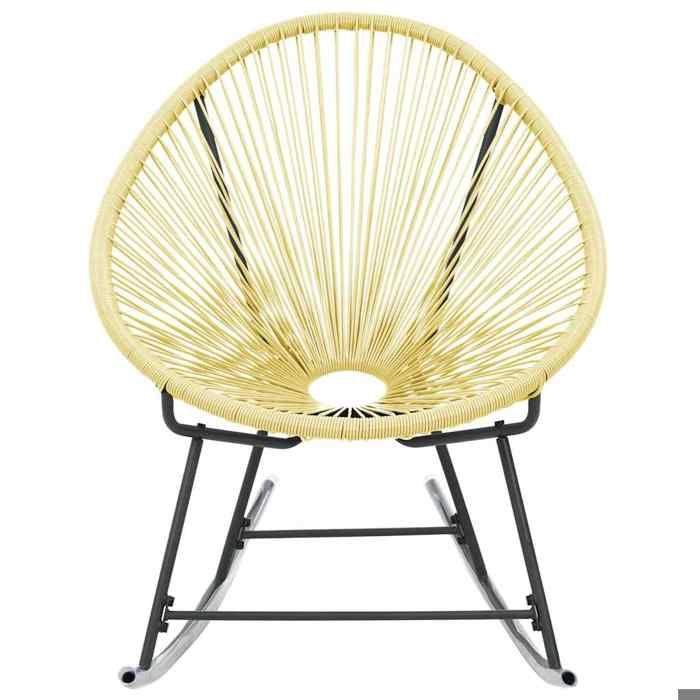 Maison Exclusive - Chaise d'extérieur Acapulco Résine tressée Beige