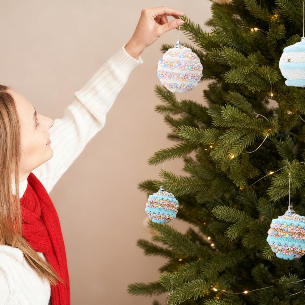 Bubble Candy Christmas Balls, Macaron-colored Creative Colorful Christmas Balls, Christmas Tree Decorations
