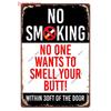 Vintage No Smoking Metal Plaque Free Wifi Tin Sign Public Bar Smoking Area Outdoor Decor Wall Decor WY