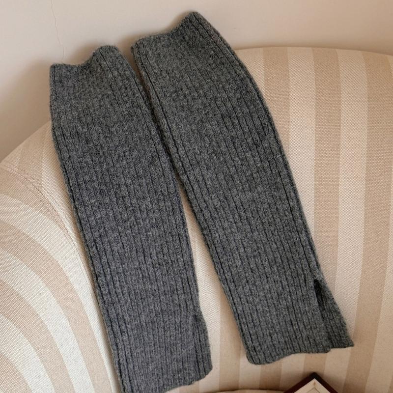 Acrylic Leg Warmers for Women Warm Soft Lightweight Long Socks Cold Weather Indoor Outdoor Activities