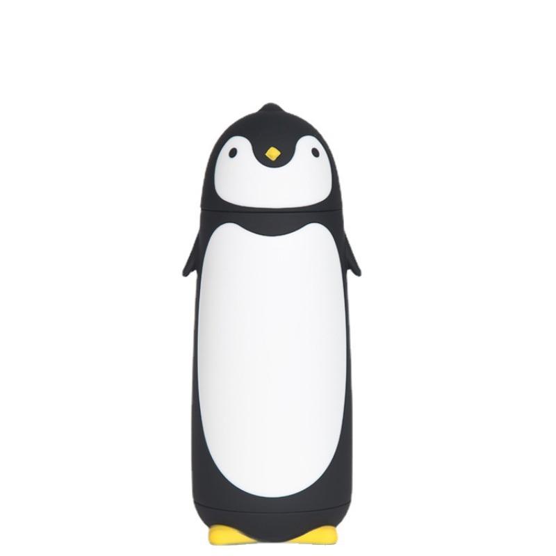 1Pc Cartoon animal penguin thermos cup double-layer stainless steel water cup
