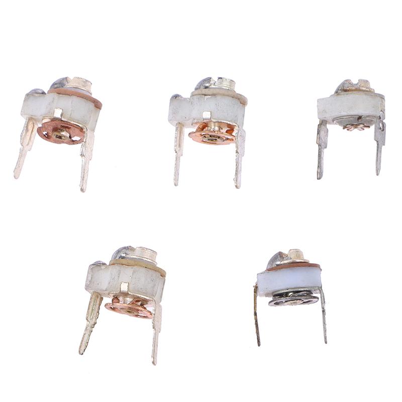 5Pcs 5Mm Ceramic Trimmer Capacit Adjustable Capacitor Trimmer Variable Ceramic Capacitor 3Pf 5Pf 10Pf 20Pf 30Pf