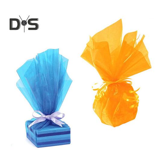 80/160 Blatt transparentes Zellophan-Geschenkpapier DIY Kunsthandwerk Geschenkverpackung wasserdicht heißsiegelbar farbiges Wrap