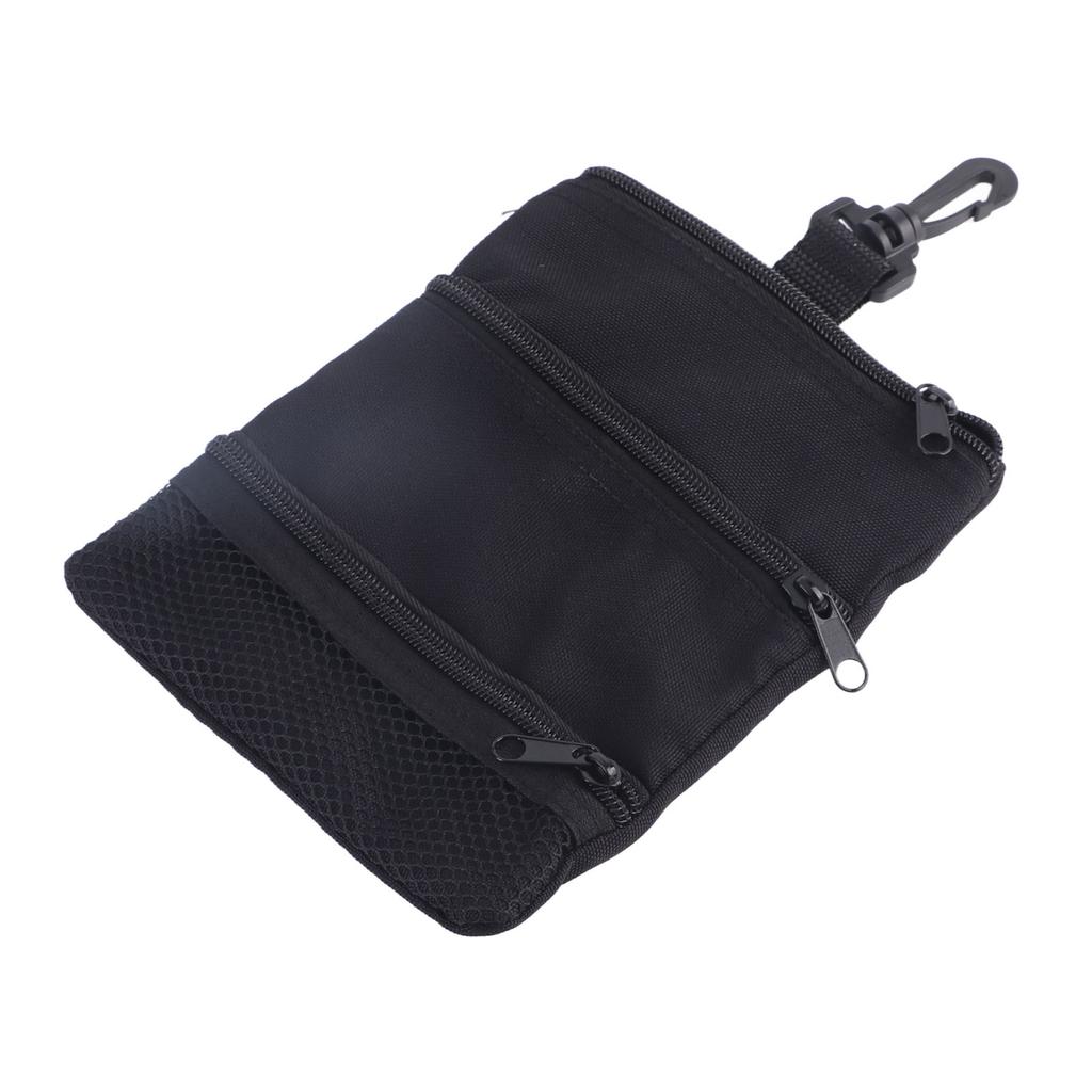 Etui na podkładki do golfa Przenośna torba na piłki do golfa Wykwintna torba ręczna na podkładki do golfa z klipsem dla mężczyzn i kobiet