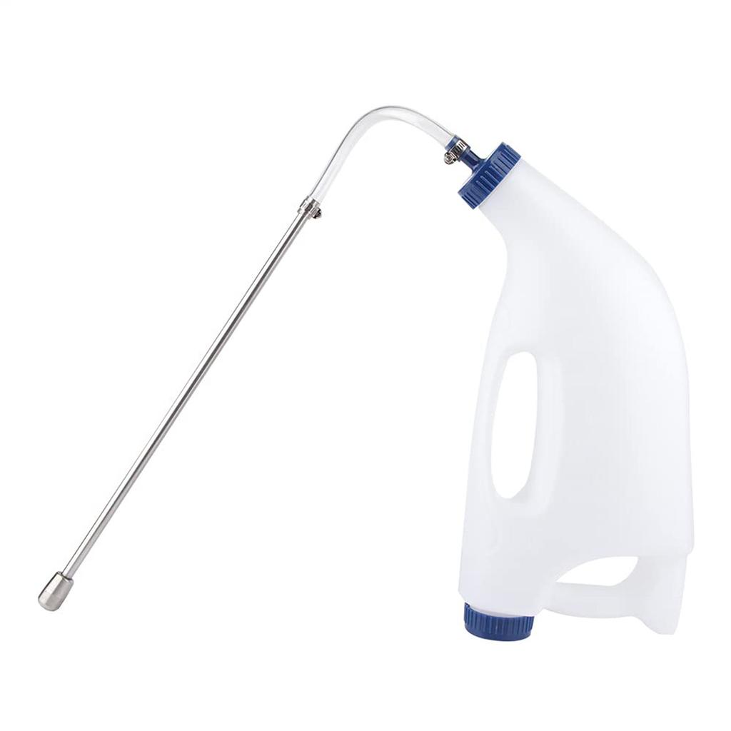 Butelka do karmienia cieląt 4L Duża pojemność z długim smoczkiem i wygodnym uchwytem Narzędzia dla zwierząt gospodarskich