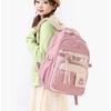 New Junior High School Girl’s Backpacks Simple High Value Large Capacity Book Bag Versatile College Style Lightweight School Bags for Teenager Student